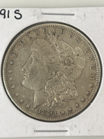 1891 S Morgan Silver Dollar