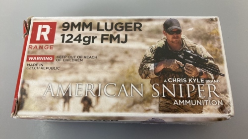 (50)Rds American Sniper 9mm Ammo