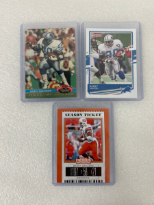 (10) Barry Sanders Football Cards