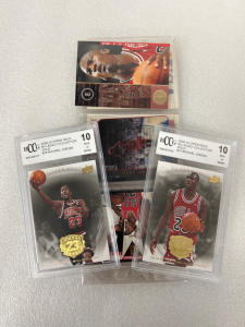 Michael Jordan Graded BCCG 10 #79 & #14 Cards and other Michael Jordan Cards