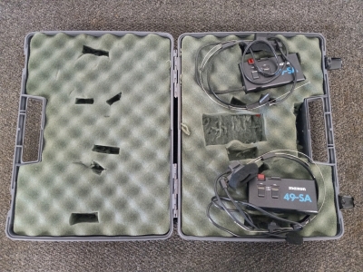 Pair Of Vintagw Maxon 49-SA Two-Way Radios In Hard Case