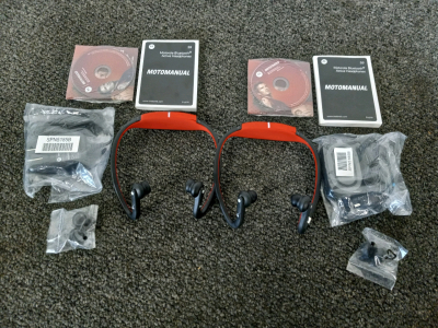 Pair Of Motorola Bluetooth Active Headphones S9