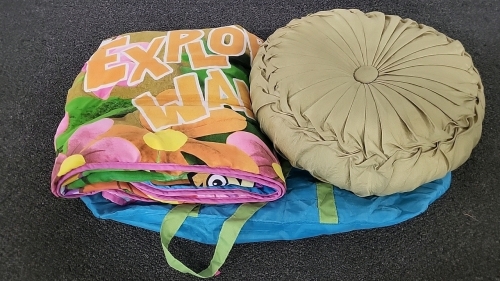 Dora the Explirer Blanket, Kids Duffle Bag and Throw Pillow