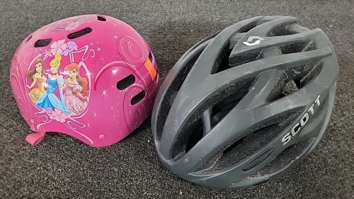 Scott Helmet and Disney Princess Kids Helmet