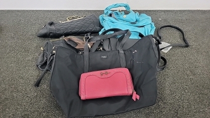 "Terzetto", "Charming Charlie", "Botkier", "Ion Color Brilliance Santa Baby" Purses and "Jessica Simpson" Wallet