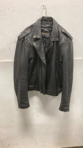 Leather Jacket with liner xxl