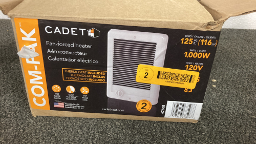 Cadet Heater Wall Mounted