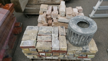 Pallet of bricks