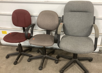 (3) Mismatched Office Chairs -SP3