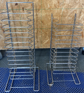 (2) Metal Racks