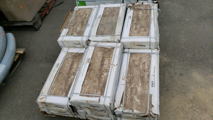 Pallet of tile flooring