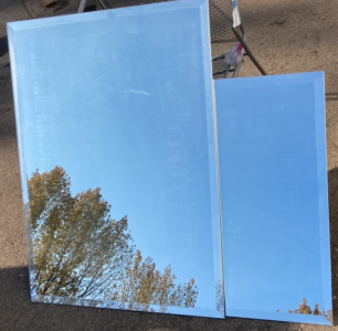(2) 30 X 40&rdquo; Mirrors With Beveled Edges