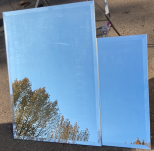 (2) 30 X 40&rdquo; Mirrors With Beveled Edges