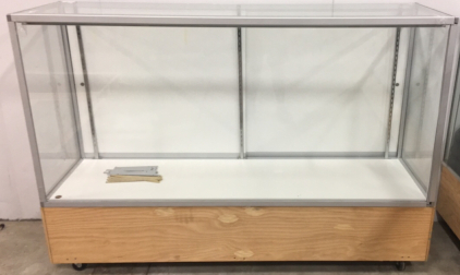 Glass Display Case On Wheels