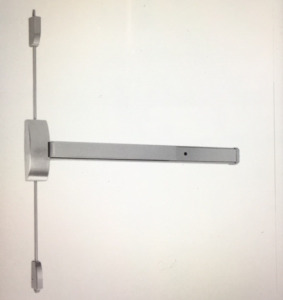 (2) Dormakaba Surface Vertical Rod 36” Exit Device With 7’ Vertical Latch. SP1