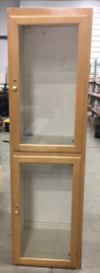 Tall Two Door Display Cabinet W/ Lights