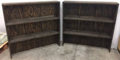 Dark Wood Shelves