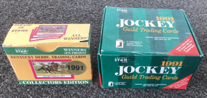 1991 Kentucky Derby And Jockey Trading Cards