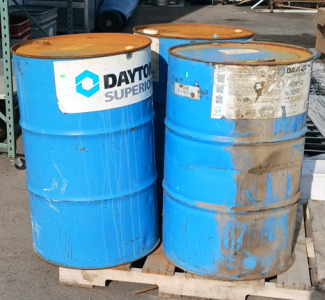 (3) Metal 55 Gallon Drums