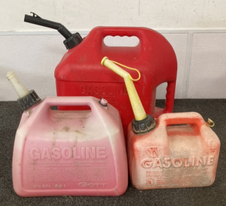 (3) Gas Cans