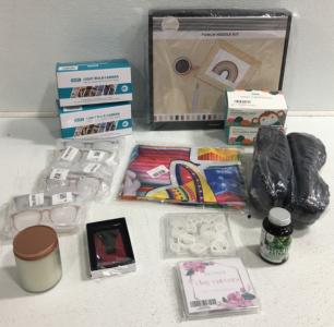 (2) WiFi Light Bulb Cameras, Scented Candle, (3) Glasses Sets, Mens Shoes, Green Tea Extract, Punch Needle Kit And More