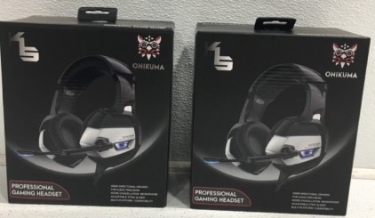 (2) Professional Gaming Headsets