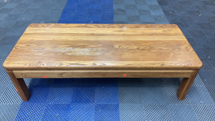 Long Wood Coffee Table