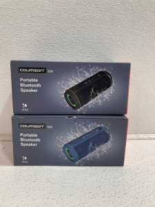 (2) Coumson Portable Bluetooth Speakers