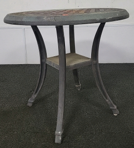 Metal Patio End Table