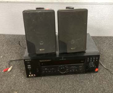 Sony Receiver With Speakers