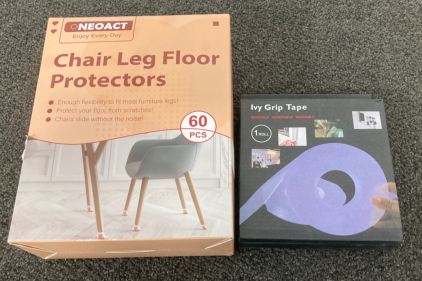 Chair Leg Floor Protectors & Ivy Grip Tape