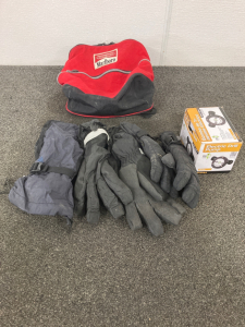 Marlboro Backpack , Snow Gloves, Electric Pump