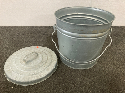 Tin Bucket With Lid