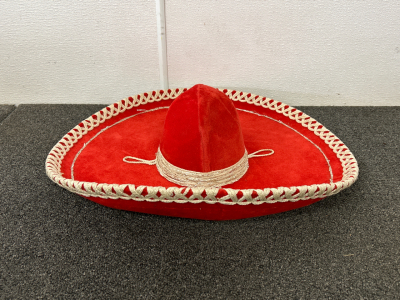 Authentic Red Sombrero Please Inspect