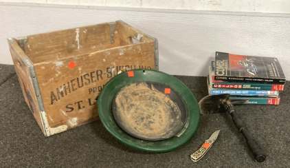Gold Panning Pans, Knife, and More