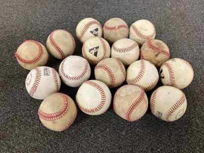 Lot Of Baseballs 17 Total