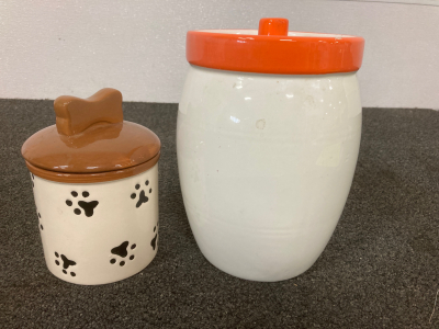 2 Large Cookie Jars
