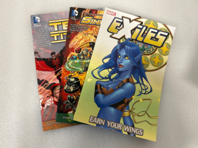 Marvel and DC Tradepaper Back Books