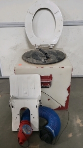 Boat Toilet with Septic Line