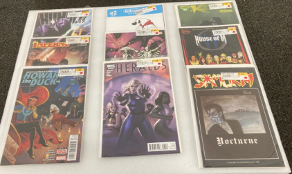 (9) Comic Books