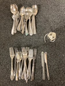 Lot Of Vintage Silver Plate Silverware