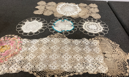 Large Lot Of Fabric and Place Mats