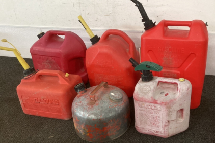 (6) Gas Cans