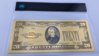 Gold Plated $20 Bill