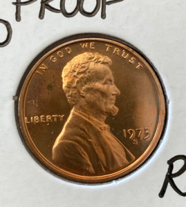 1973-S Red Gem Deep Cameo Proof Penny