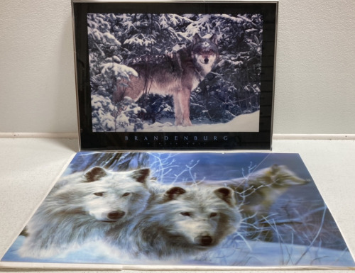 Wolf Posters - (1) Framed, (1) Holographic