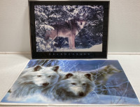 Wolf Posters - (1) Framed, (1) Holographic