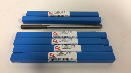 (5) New Chicago Latrobe 1/2”x 8”High Speed Steel Straight Shack Chucking Drill Bits