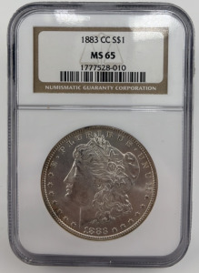 1883-CC MS65 MGC Carson City Morgan Dollar