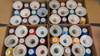 (48) Fufus Rayon Thread Spools